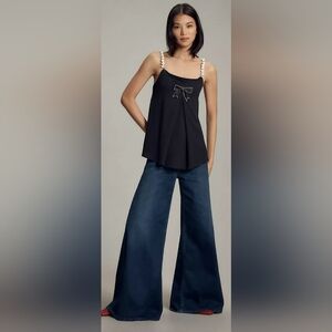 Anthro black tank NWT